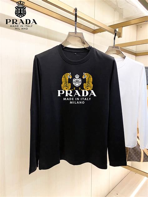 prada mens t shirts|prada long sleeve t shirt.